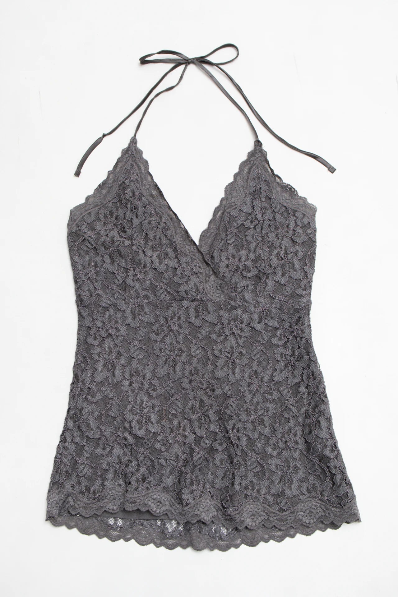 The Limited Halter Lace Top Gray | c. 167 | Size 8