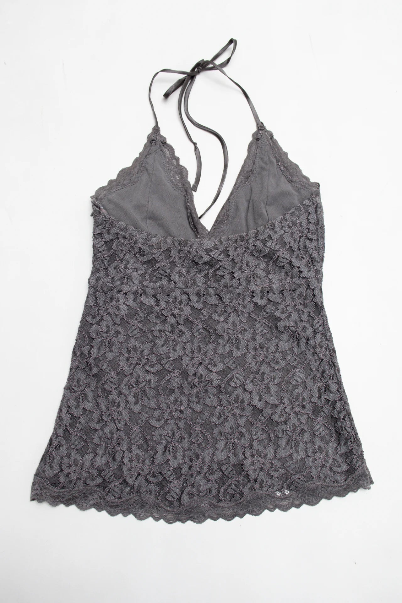 The Limited Halter Lace Top Gray | c. 167 | Size 8