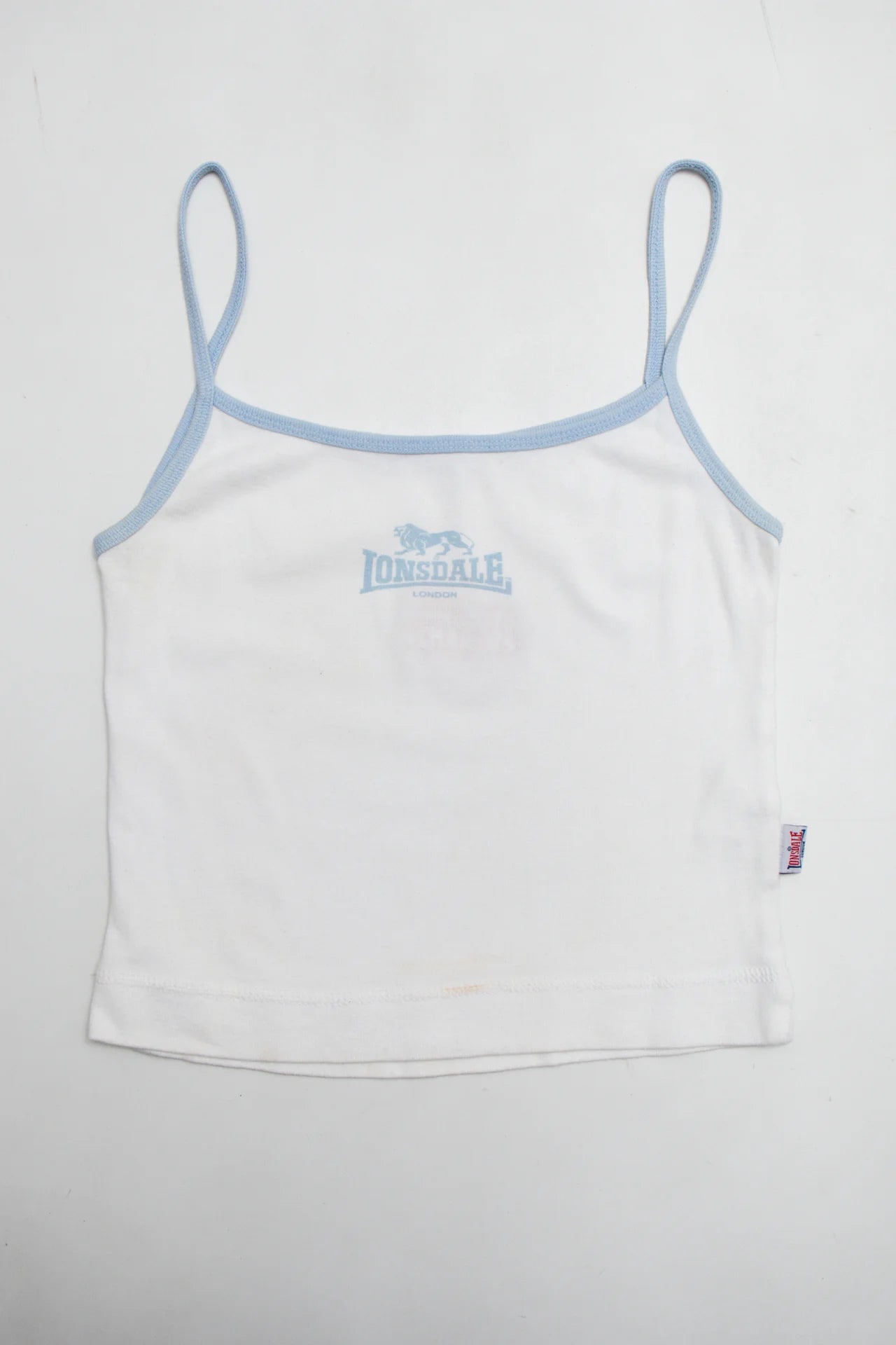 Lonsdale Cami Top White | c. 167 | Size 8