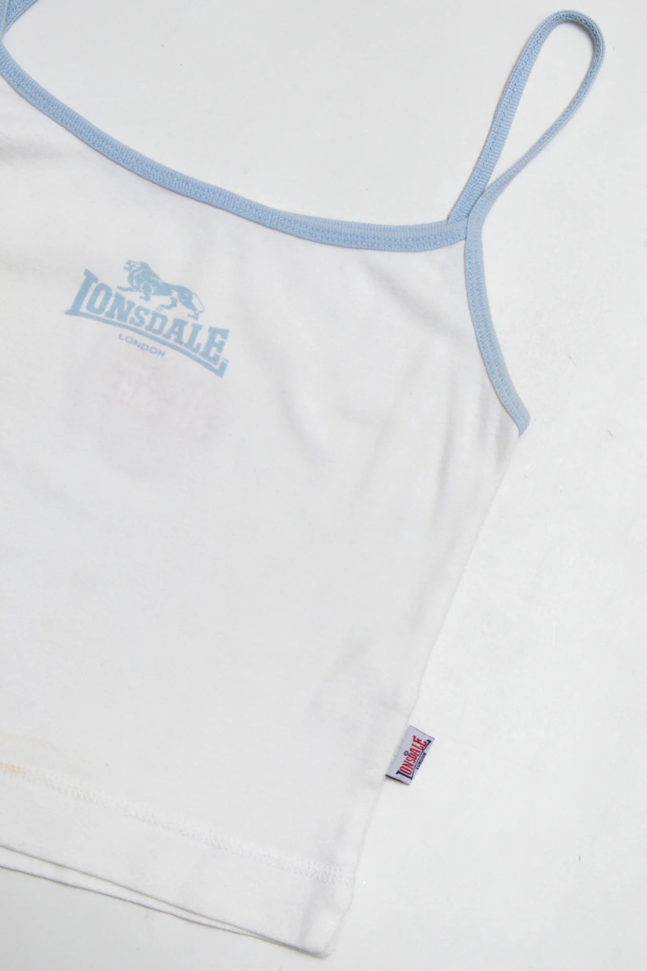 Lonsdale Cami Top White | c. 167 | Size 8