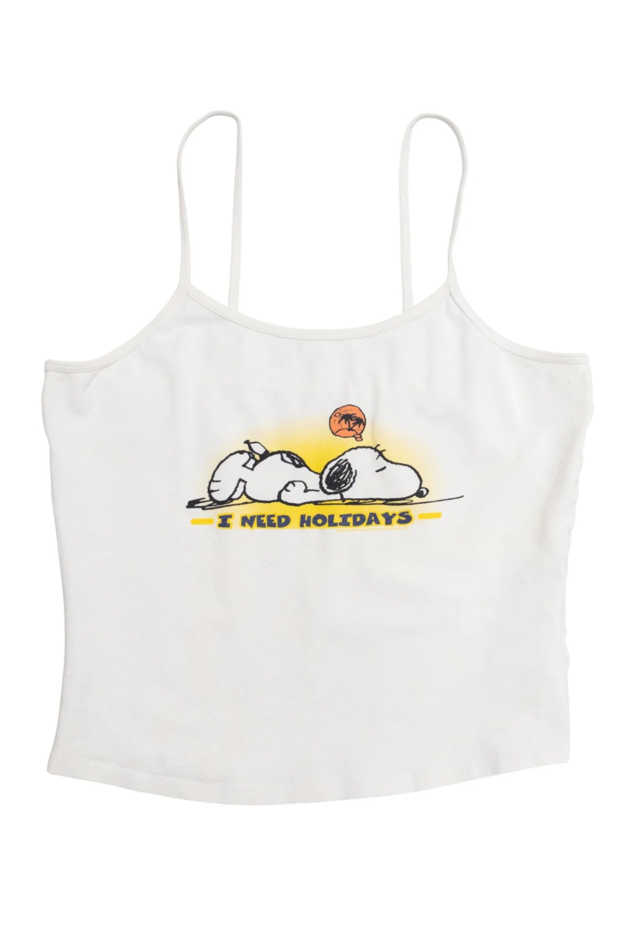 Spaghetti Strap Tank Top White | c. 167 | Size 8