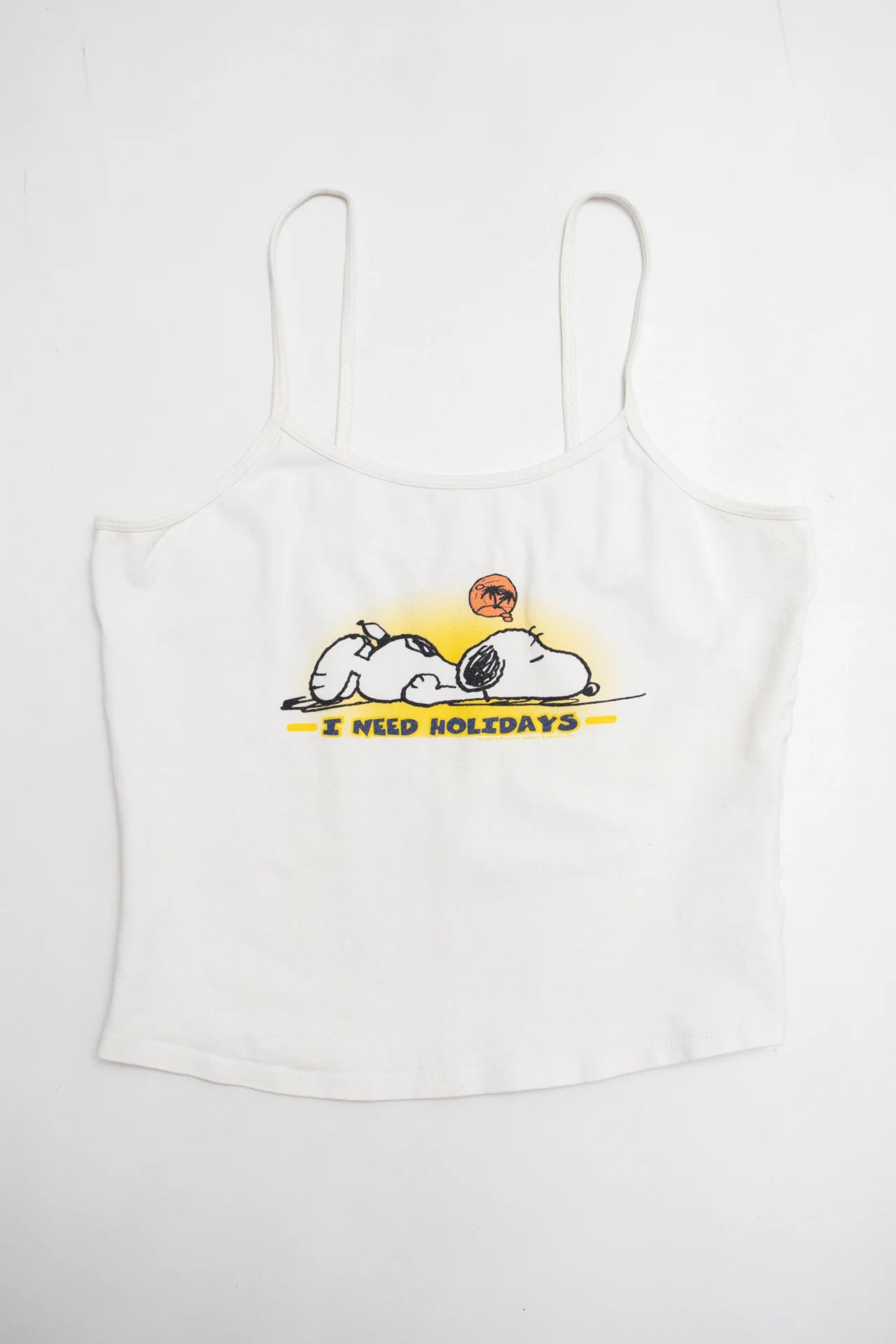 Spaghetti Strap Tank Top White | c. 167 | Size 8