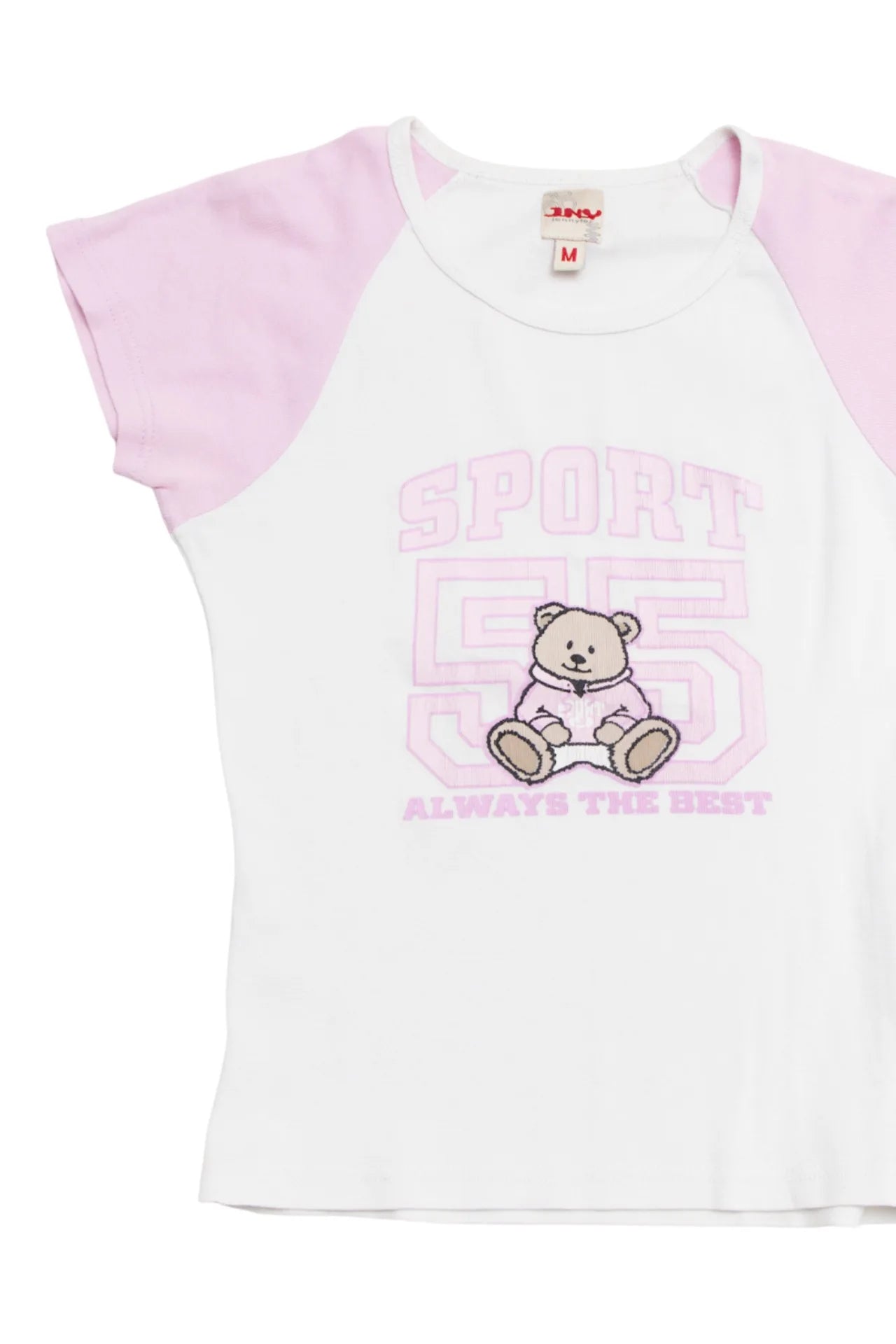 Jennyfer Raglan Cap Sleeve T-shirt White | c. 167 | Size 8