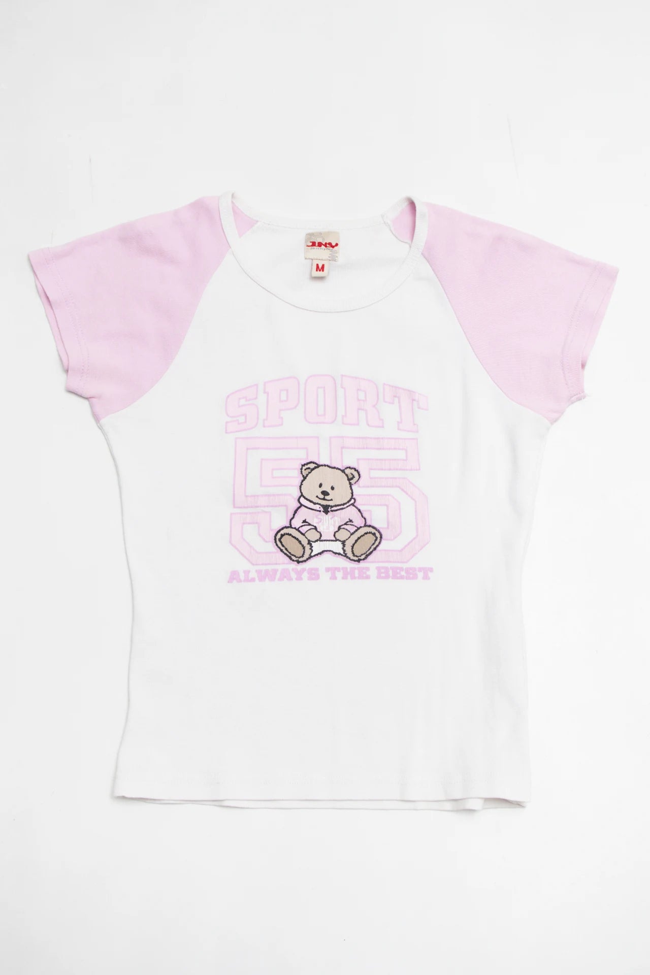 Jennyfer Raglan Cap Sleeve T-shirt White | c. 167 | Size 8