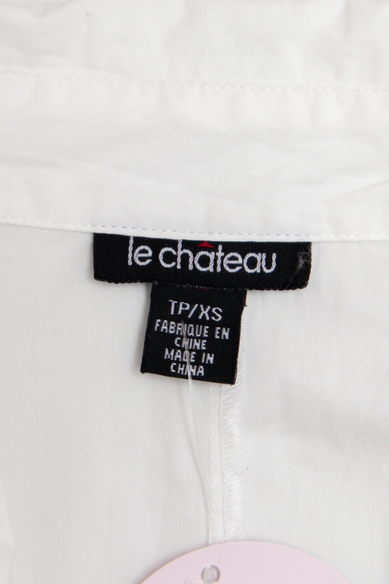 Le Chateau Short Sleeve Blouse White | c. 167 | Size 10