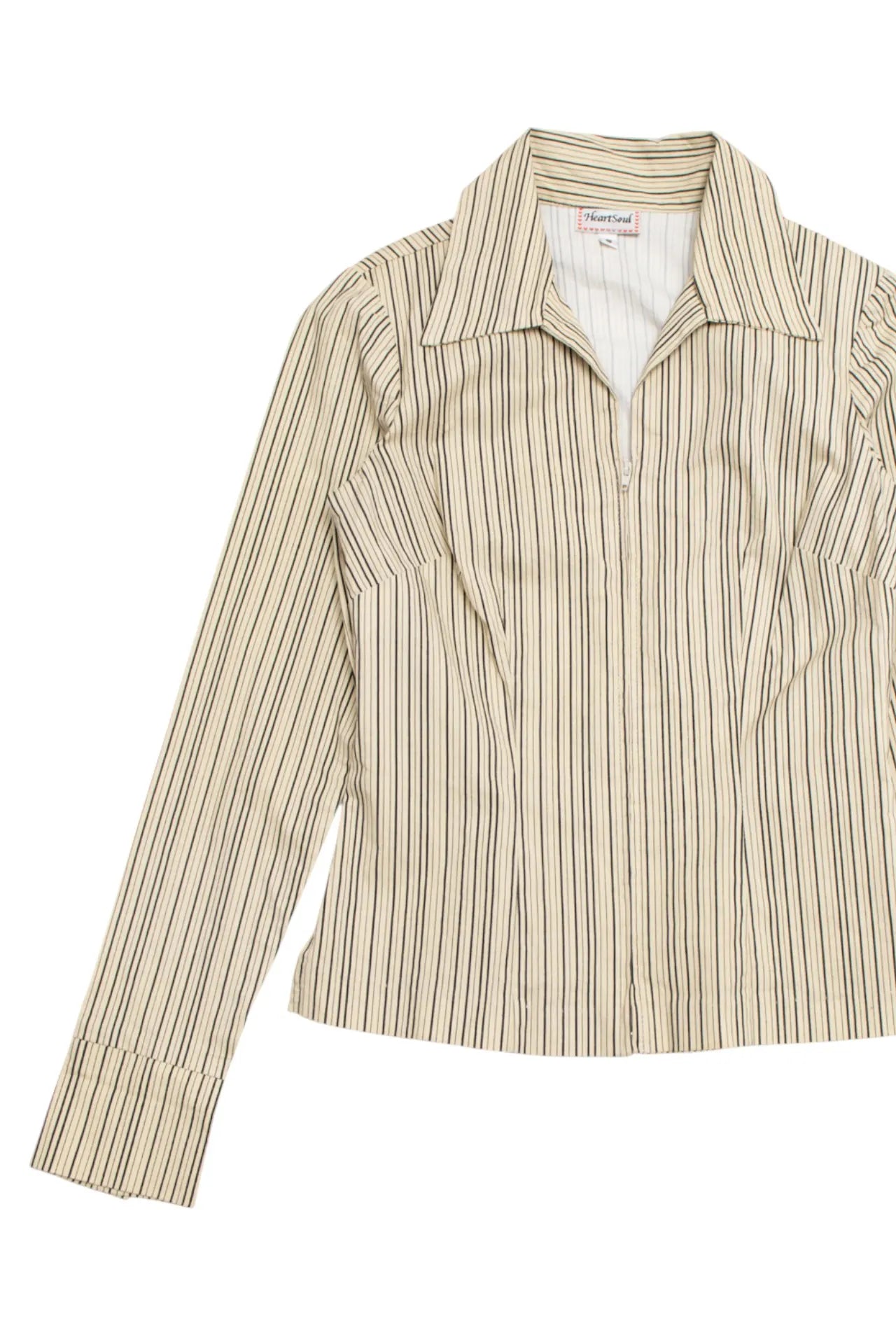 Heartsoul Long Sleeve Blouse Beige | c. 167 | Size 10