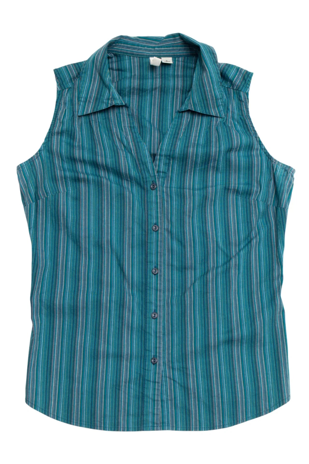 St. John's Bay Sleeveless Blouse Green | c. 167 | Size 10