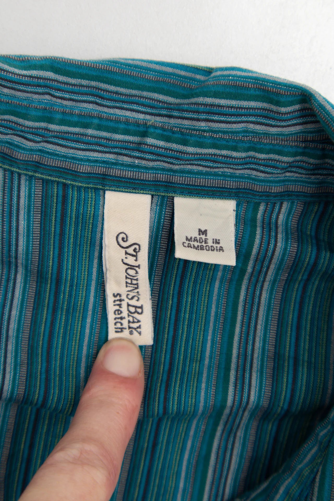 St. John's Bay Sleeveless Blouse Green | c. 167 | Size 10