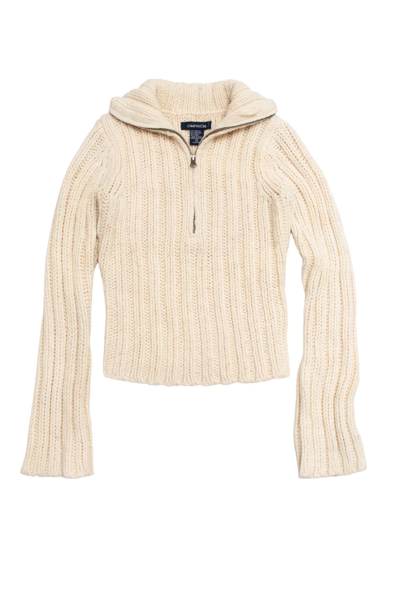 Campus Crew Sweater White | c. 167 | Size 8