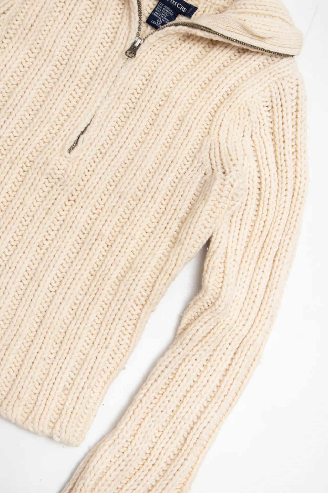 Campus Crew Sweater White | c. 167 | Size 8