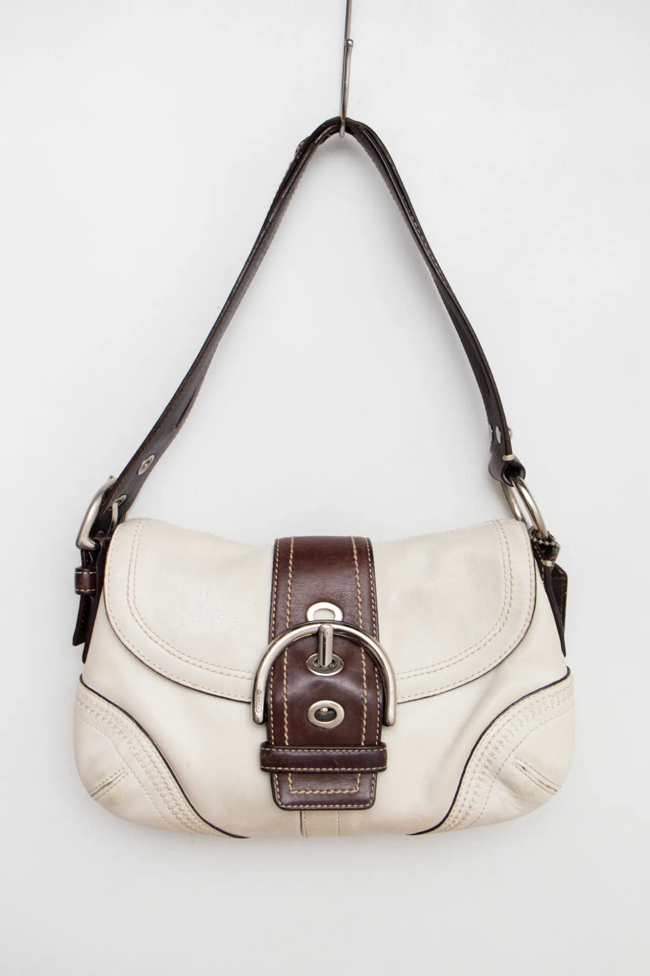 Coach Handbag White Soho | c. 167 | Size
