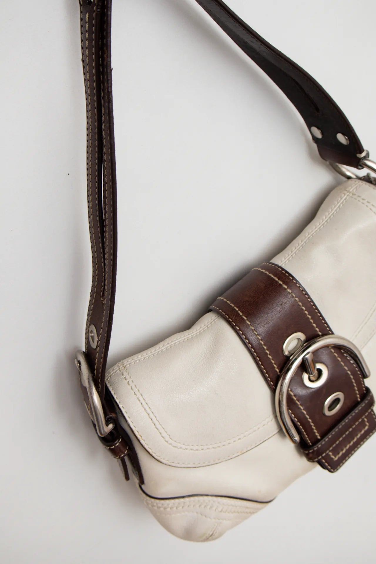 Coach Handbag White Soho | c. 167 | Size
