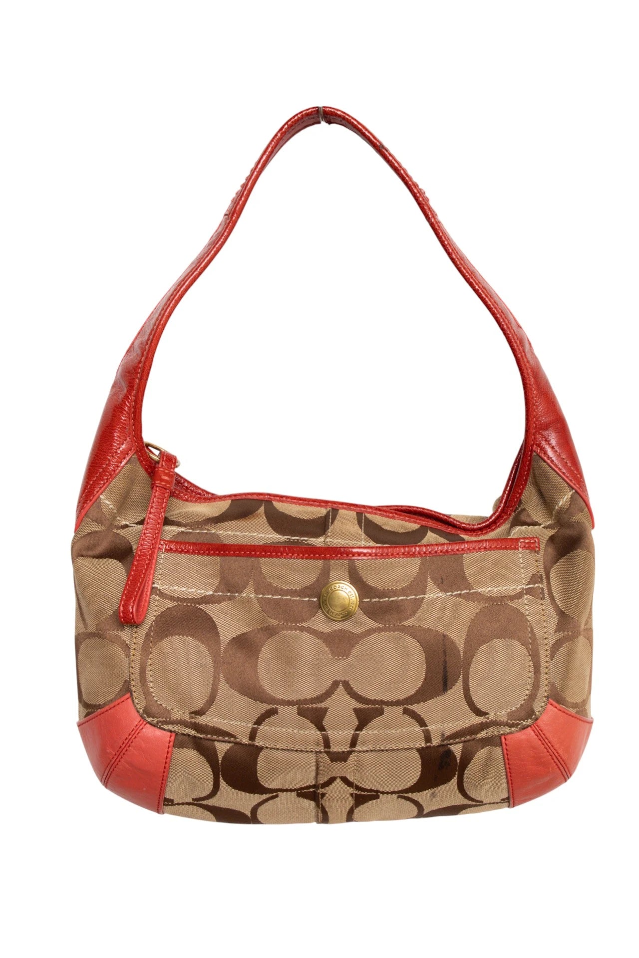 Coach Bag Red Handles | c. 167