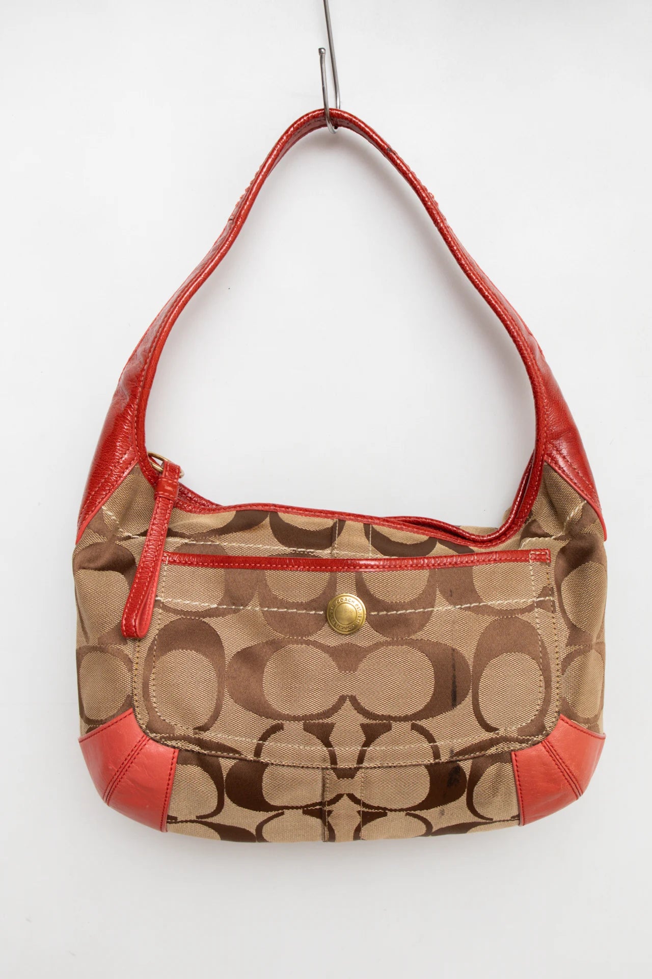 Coach Bag Red Handles | c. 167