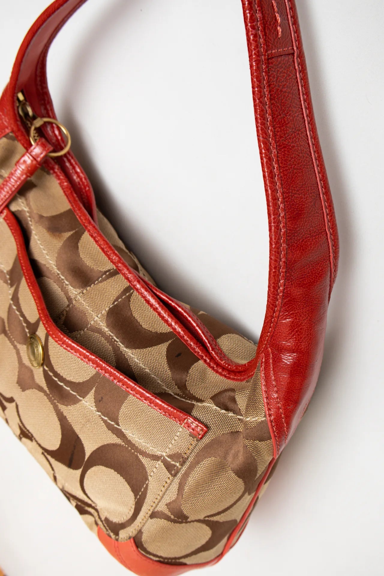 Coach Bag Red Handles | c. 167