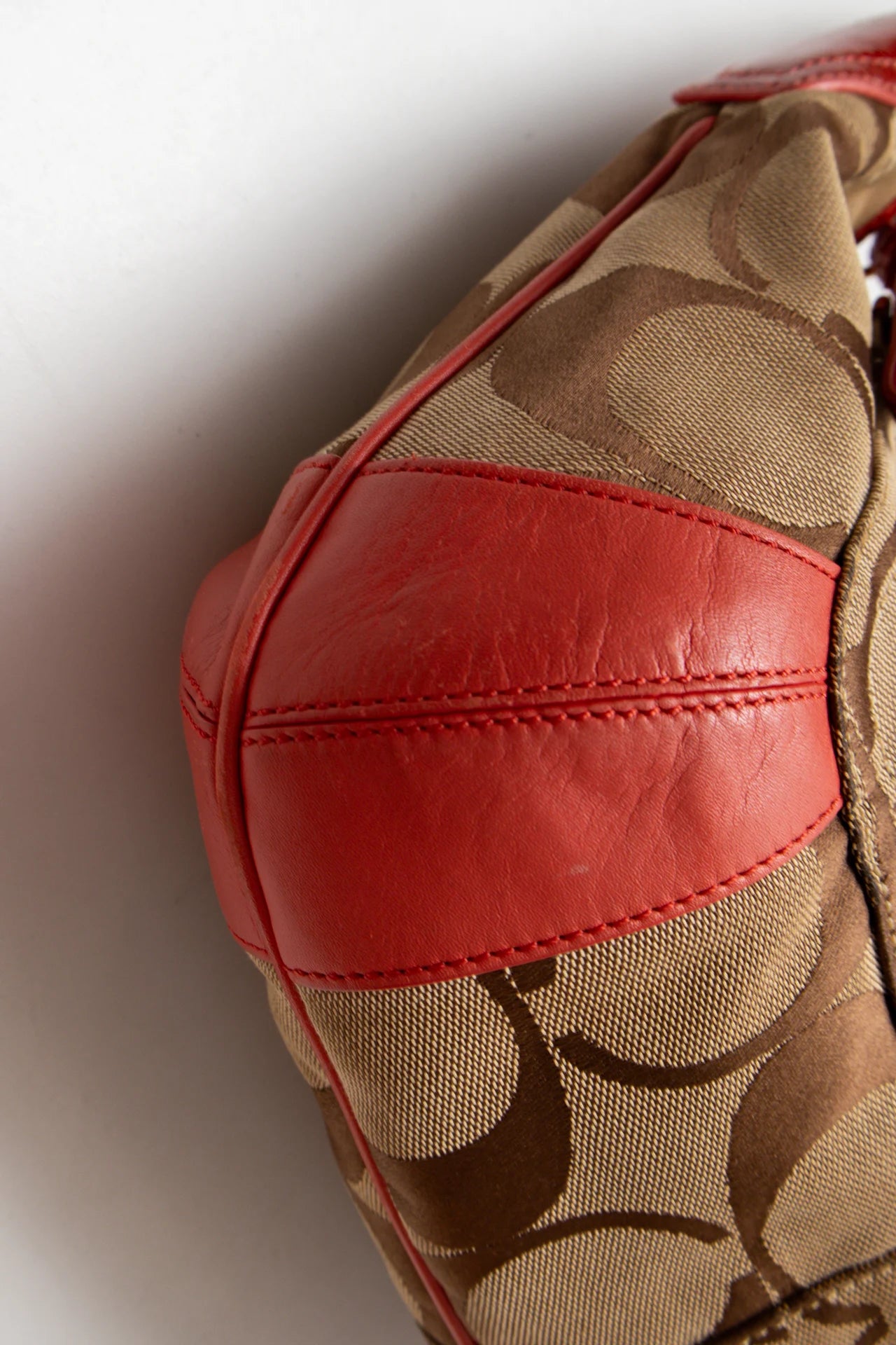 Coach Bag Red Handles | c. 167