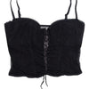 Cegil Bustier Top Black | c. 167 | Size 14 / 16B Bra