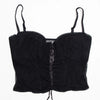 Cegil Bustier Top Black | c. 167 | Size 14 / 16B Bra