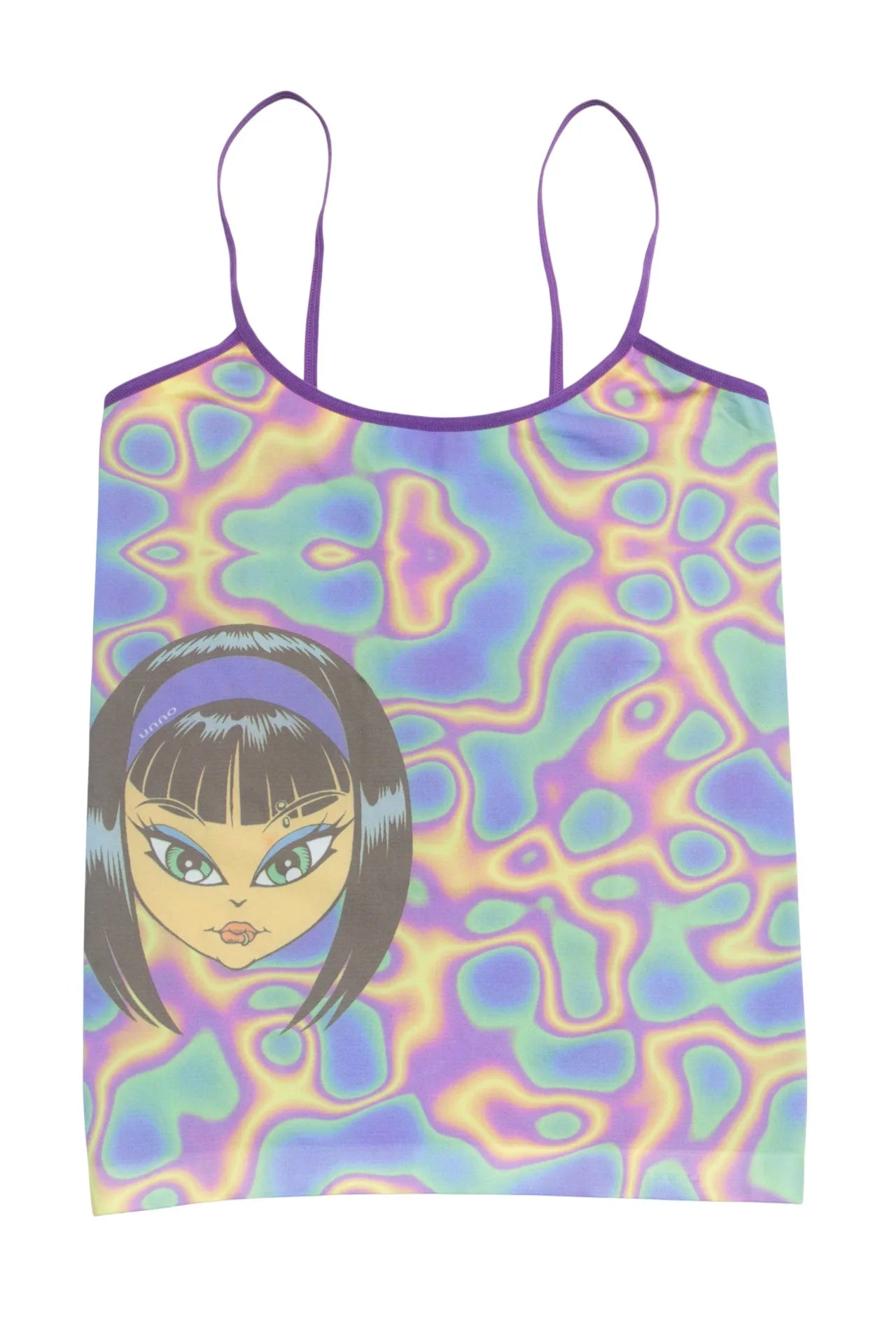 Unno Psychedelic Print Camisole Purple | c. 167 | Size 8/10