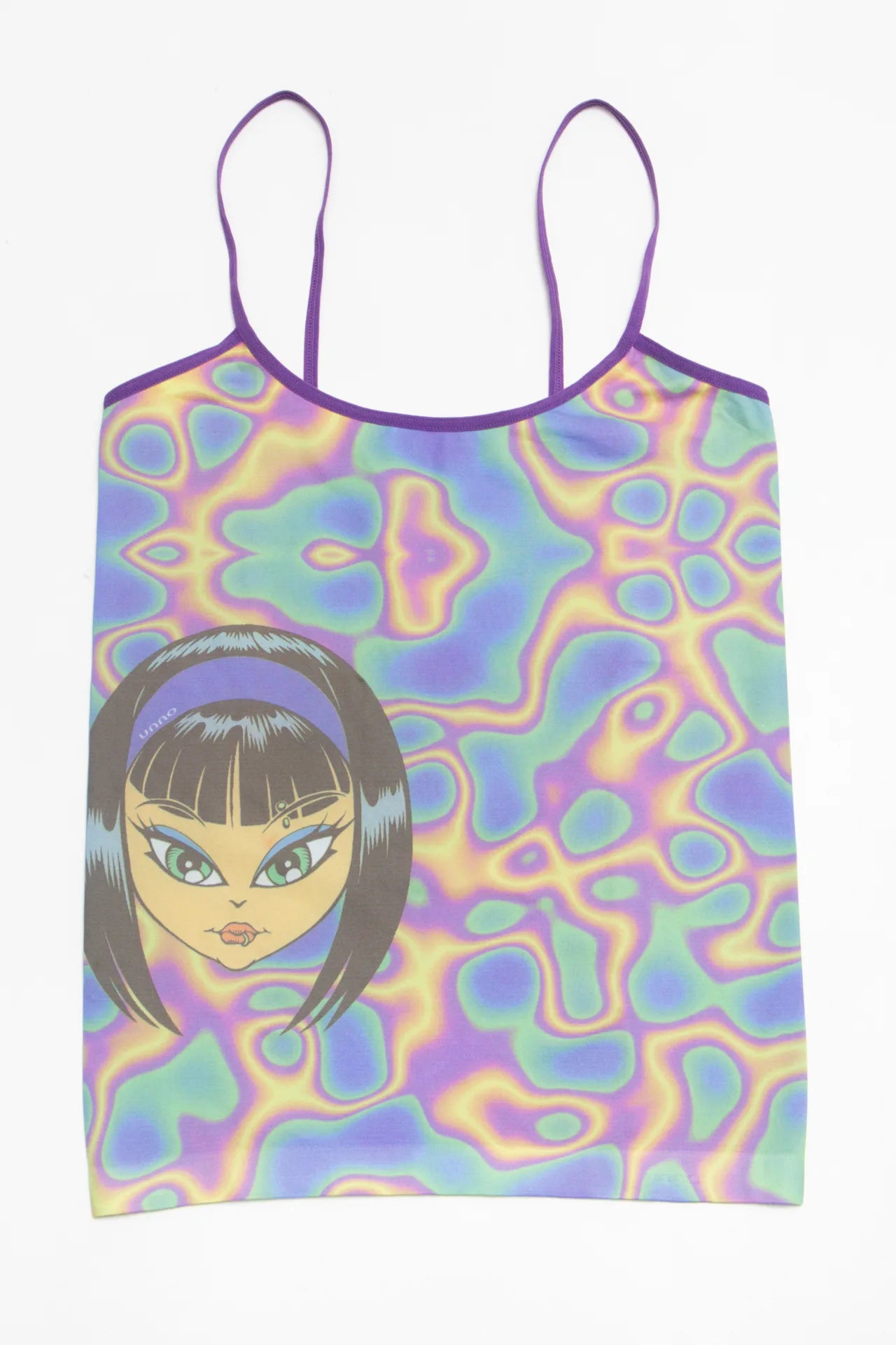 Unno Psychedelic Print Camisole Purple | c. 167 | Size 8/10