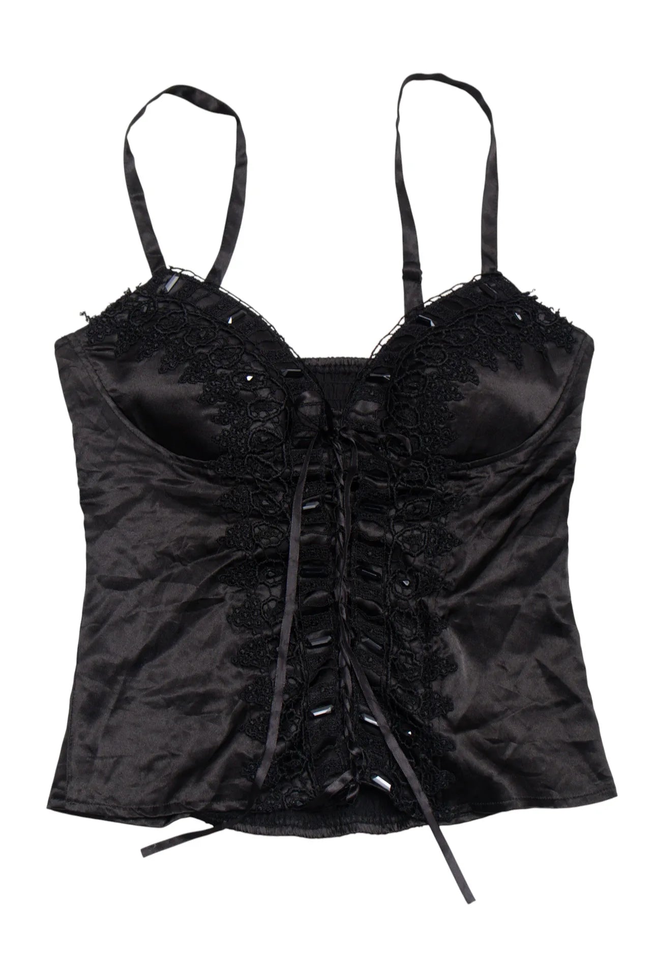 Cotton Express Corset Cami Black | c. 167 | Size 10