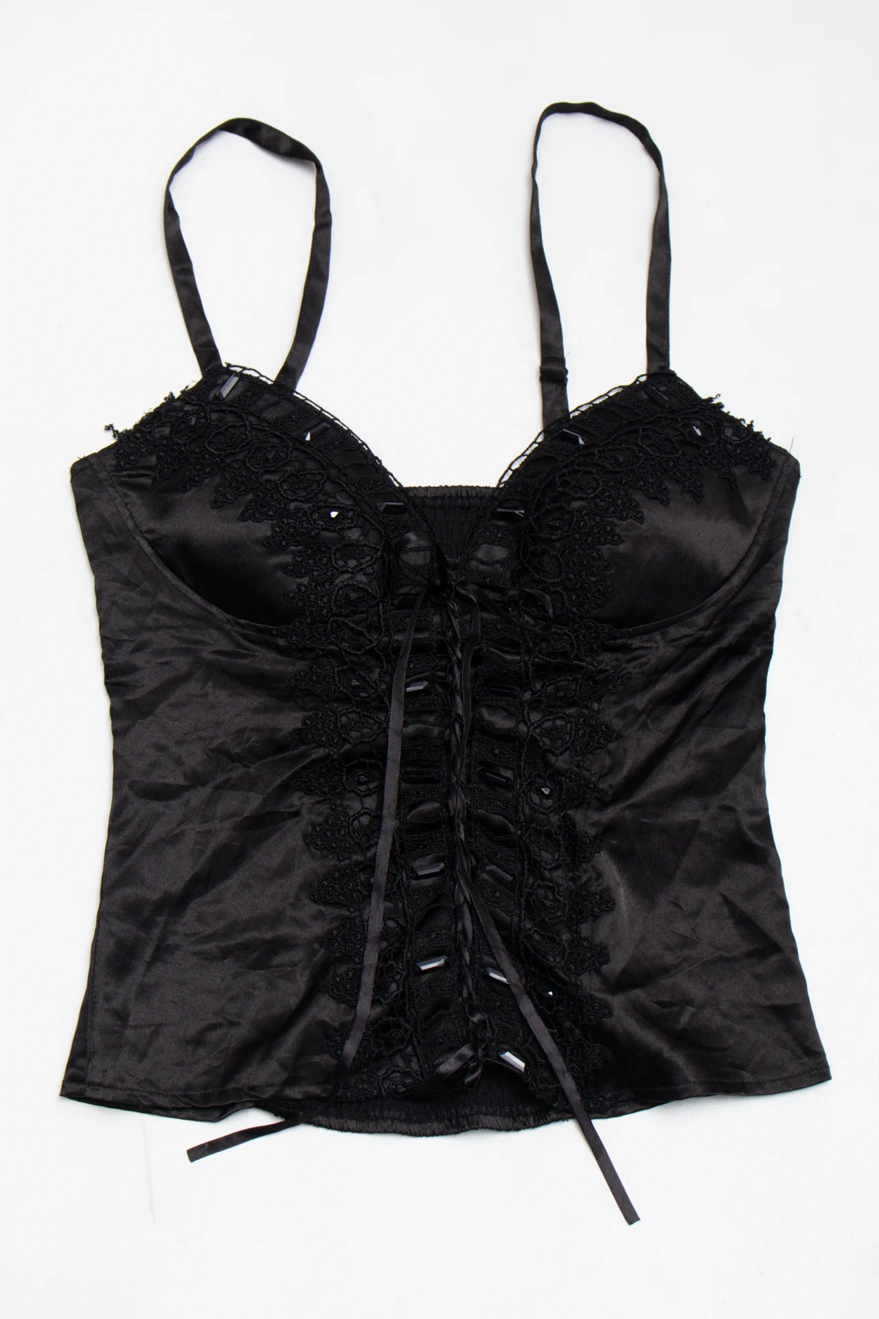 Cotton Express Corset Cami Black | c. 167 | Size 10