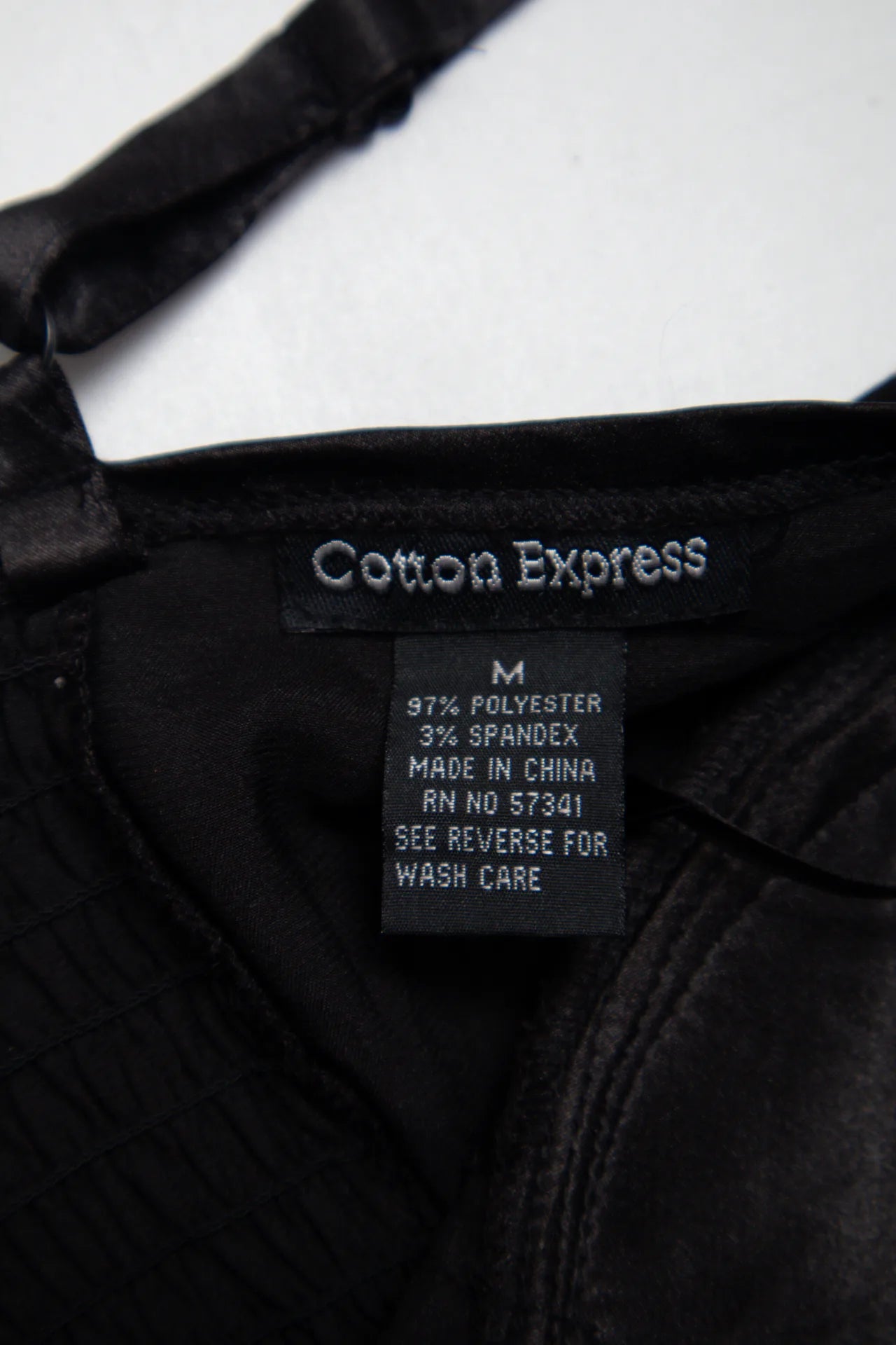 Cotton Express Corset Cami Black | c. 167 | Size 10