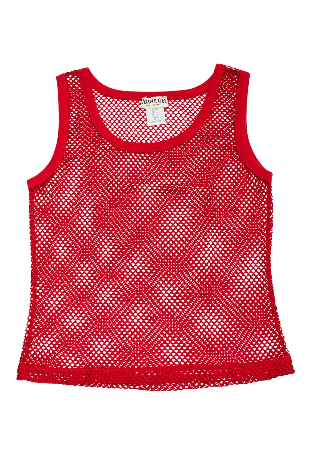 John F. Gee Tank Top Red | c. 167 | Size 12/14