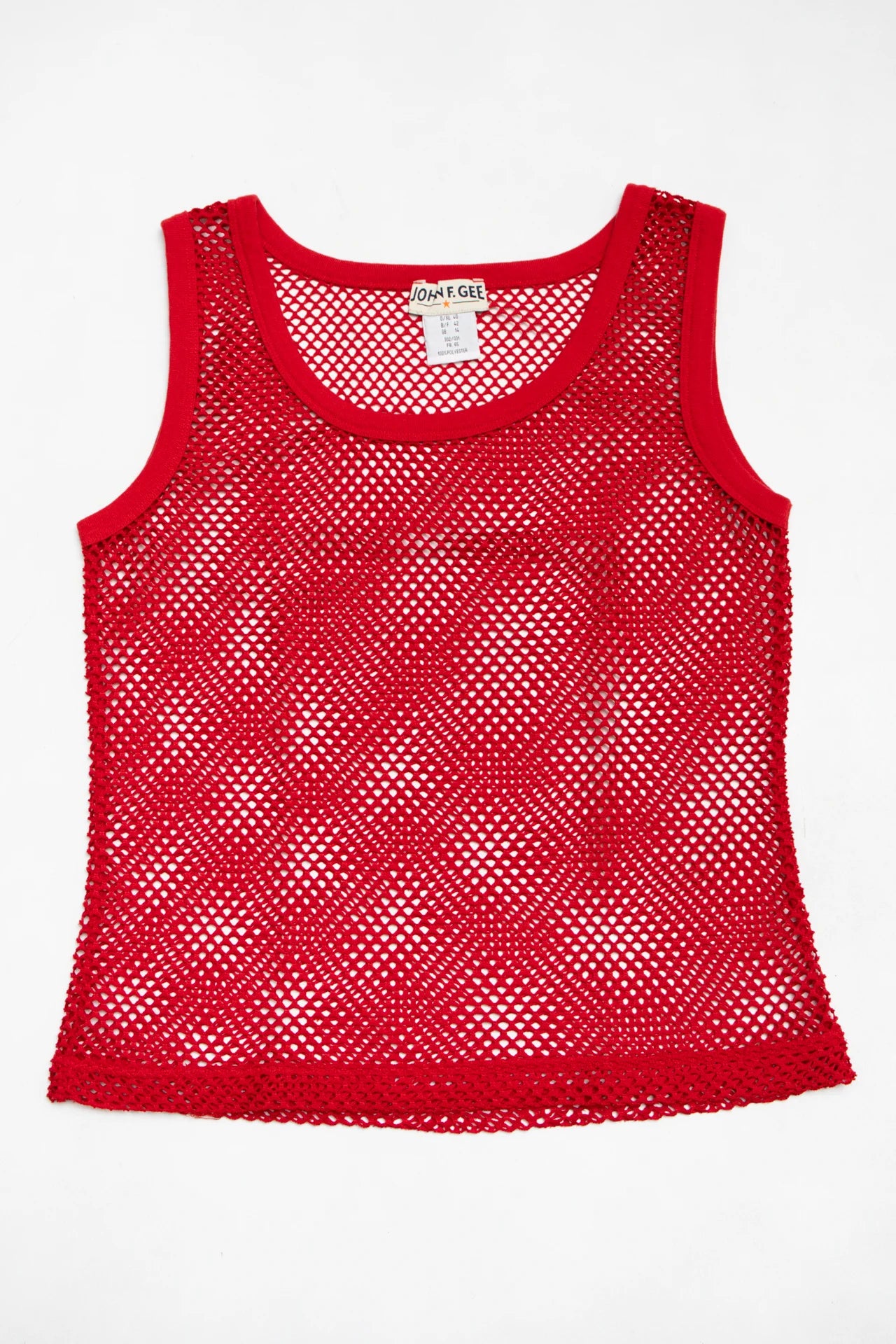 John F. Gee Tank Top Red | c. 167 | Size 12/14