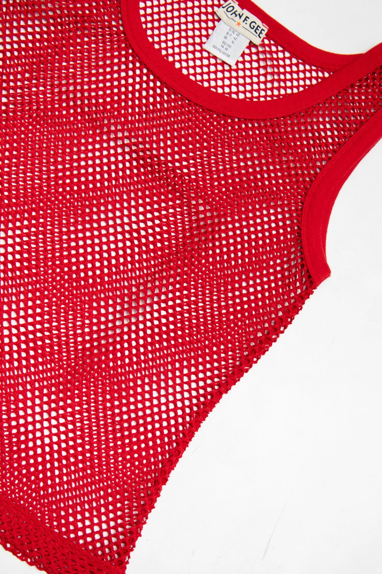 John F. Gee Tank Top Red | c. 167 | Size 12/14
