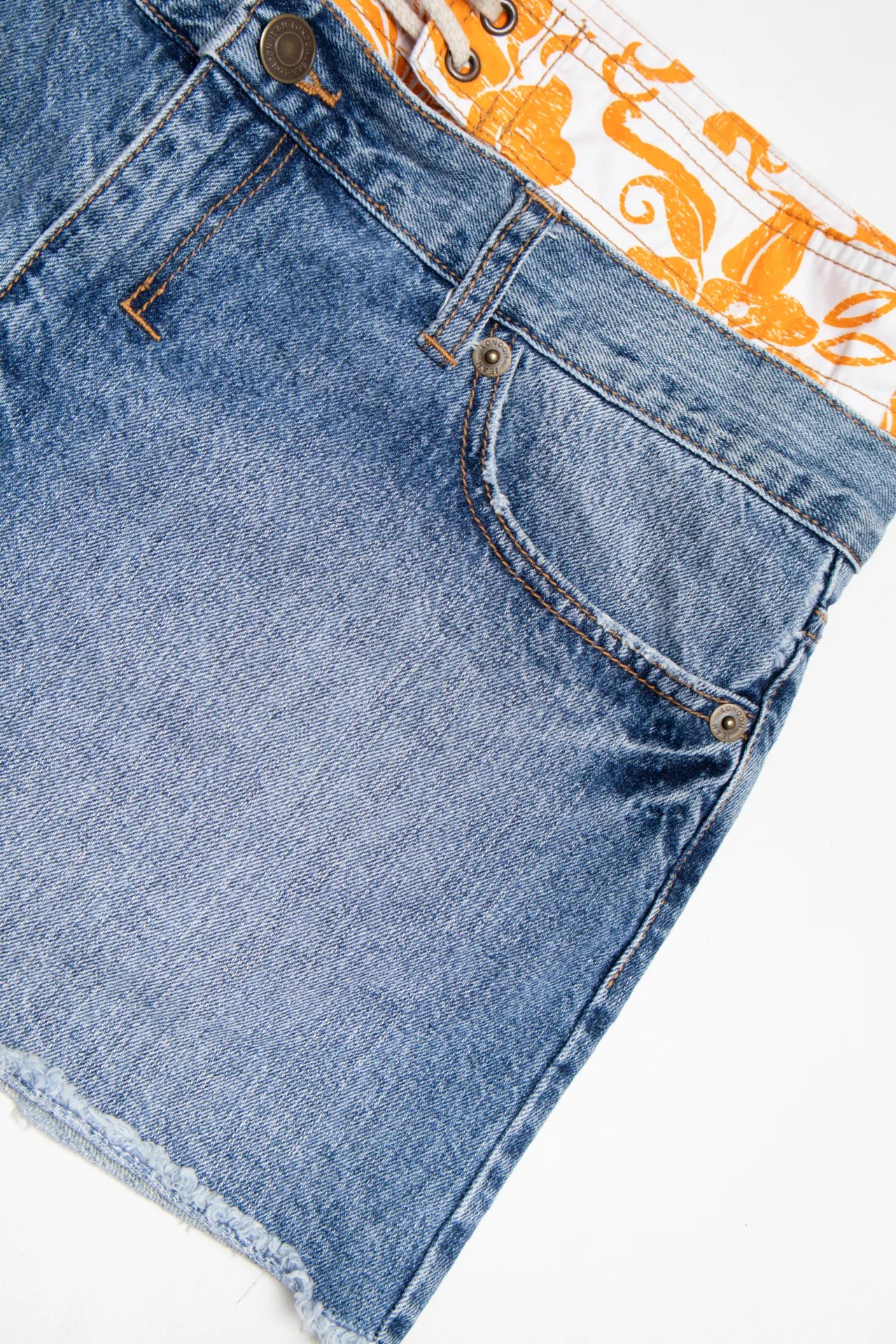 London Jean Denim Mini Skirt Blue | c. 167 | Size 12