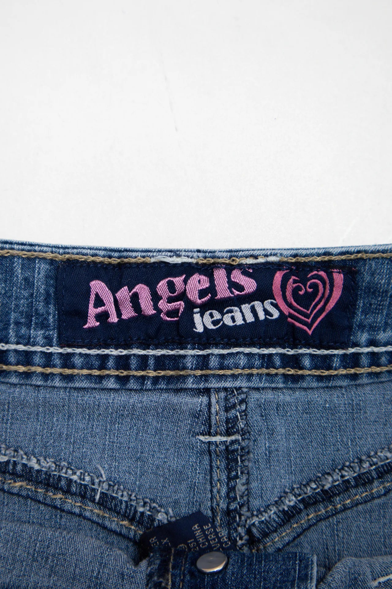 Angels Jeans Denim Mini Skirt Blue | c. 167 | Size 8