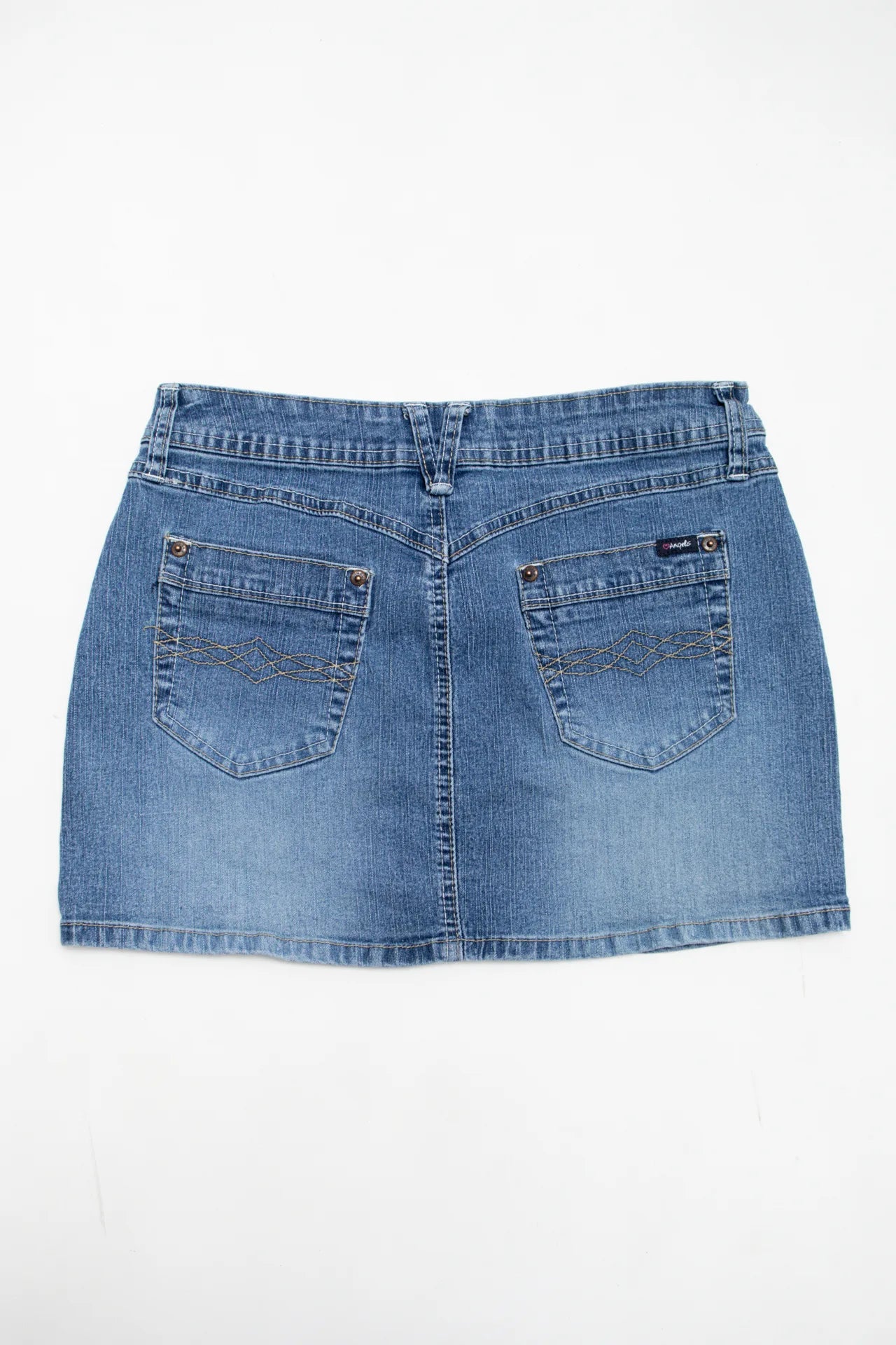 Angels Jeans Denim Mini Skirt Blue | c. 167 | Size 8
