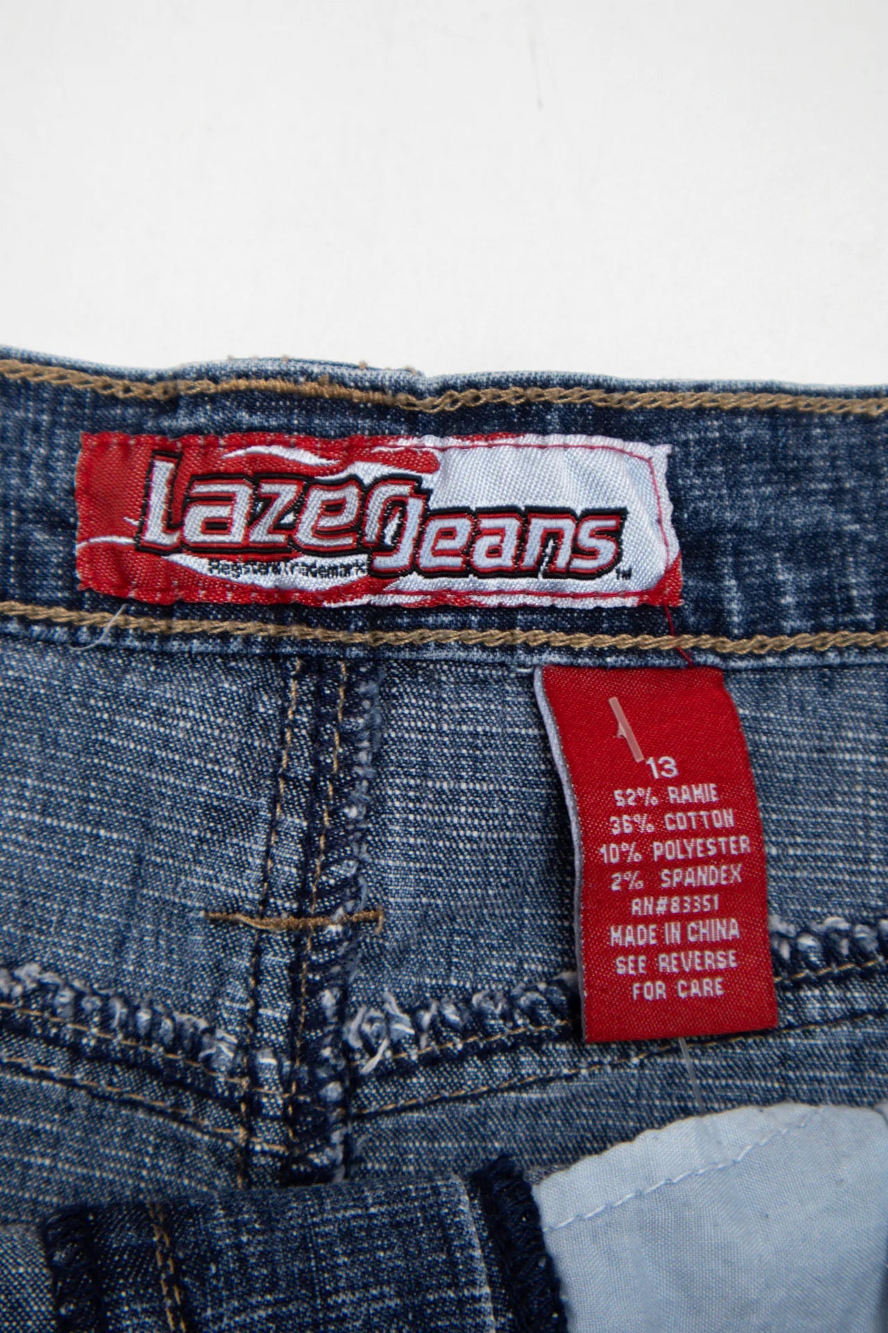 Lazzo Jeans Mini Skirt Blue | c. | Size 14