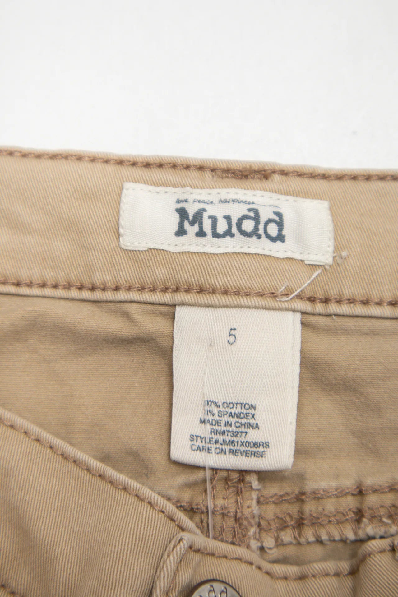 Mudd Shorts Beige | c. | Size 8