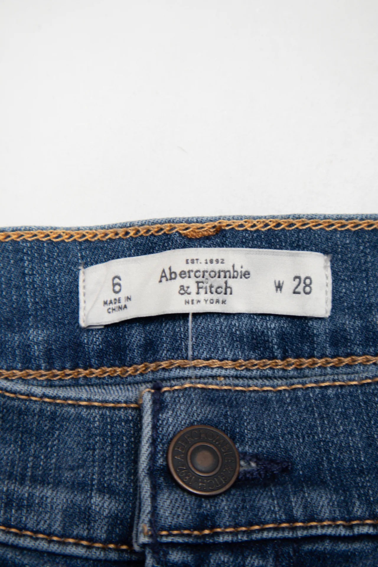 Abercrombie & Fitch Distressed Denim Shorts Blue | c. | Size 10