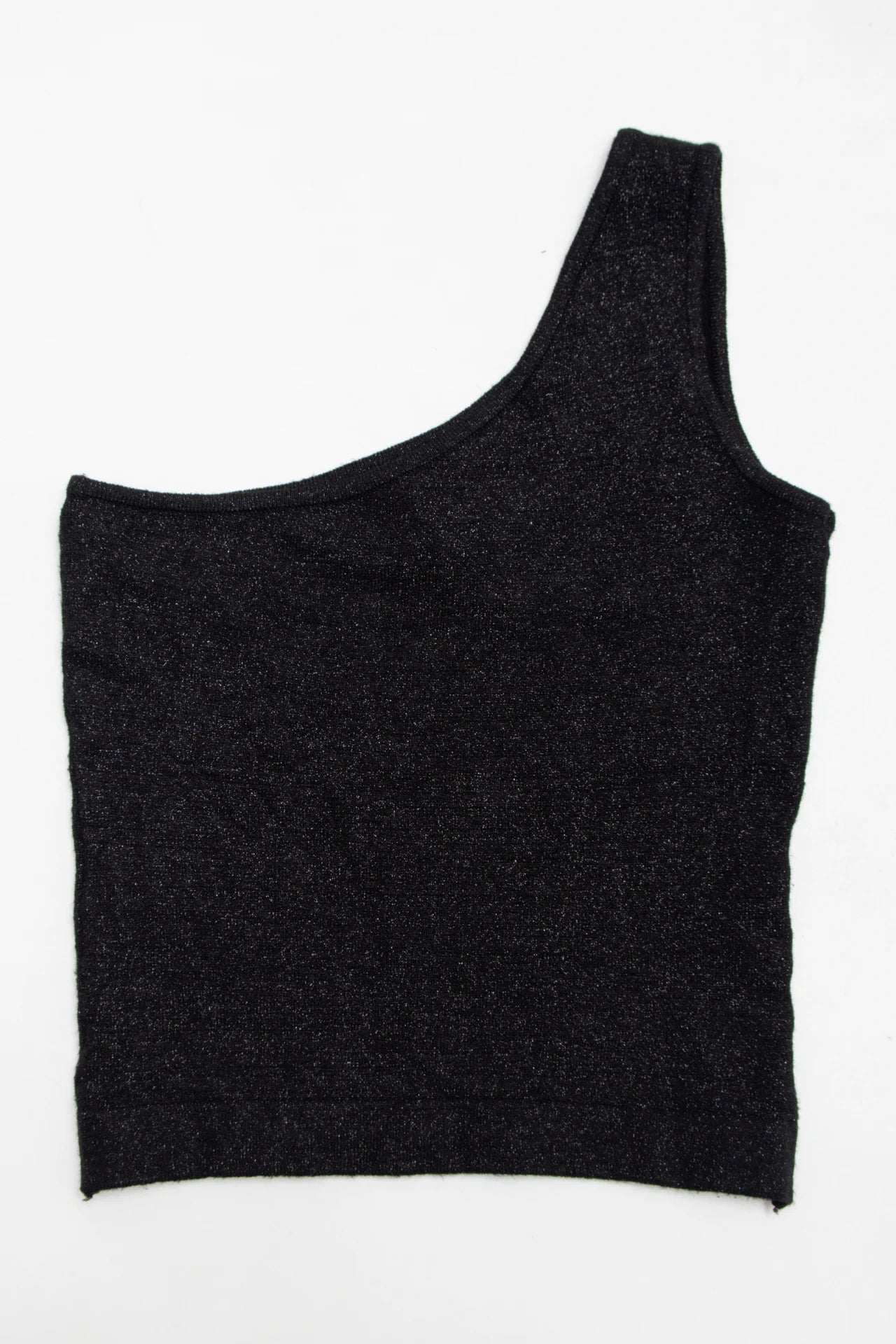 Bebe One-shoulder Tank Top Black | c. 167 | Size 6