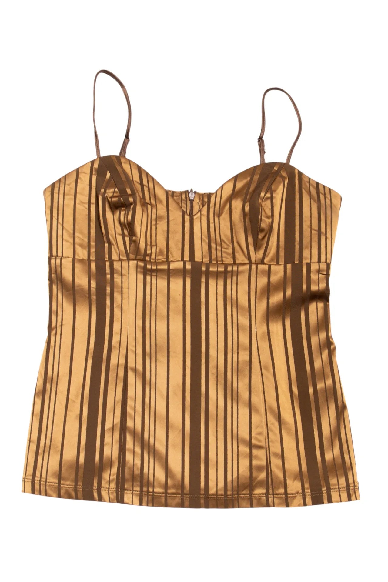 Hip Hop Satin Cami Top Brown | c. 167 | Size 12