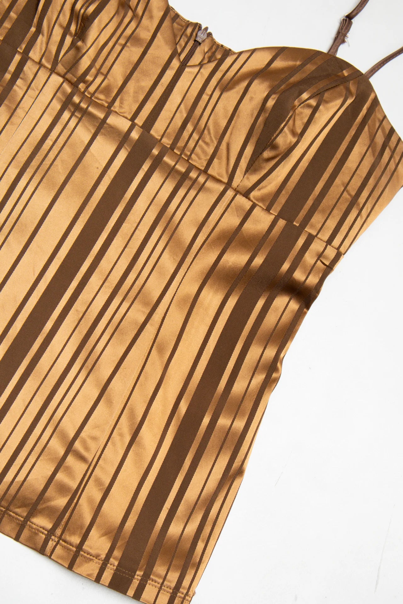 Hip Hop Satin Cami Top Brown | c. 167 | Size 12