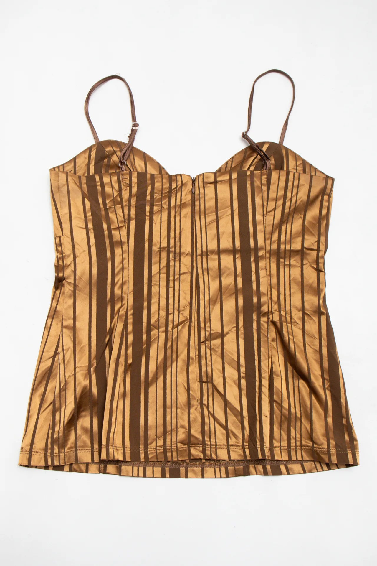 Hip Hop Satin Cami Top Brown | c. 167 | Size 12