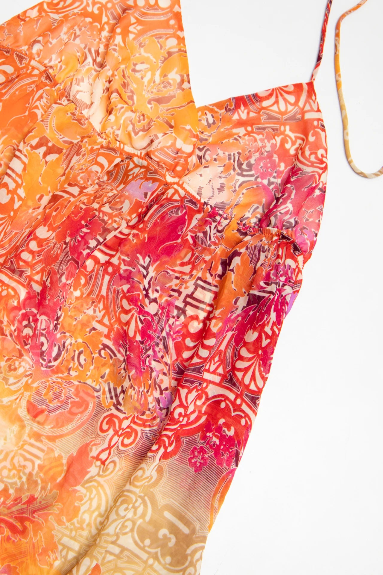 Twentyone Halter Mini Dress Orange | c. 167 | Size 12