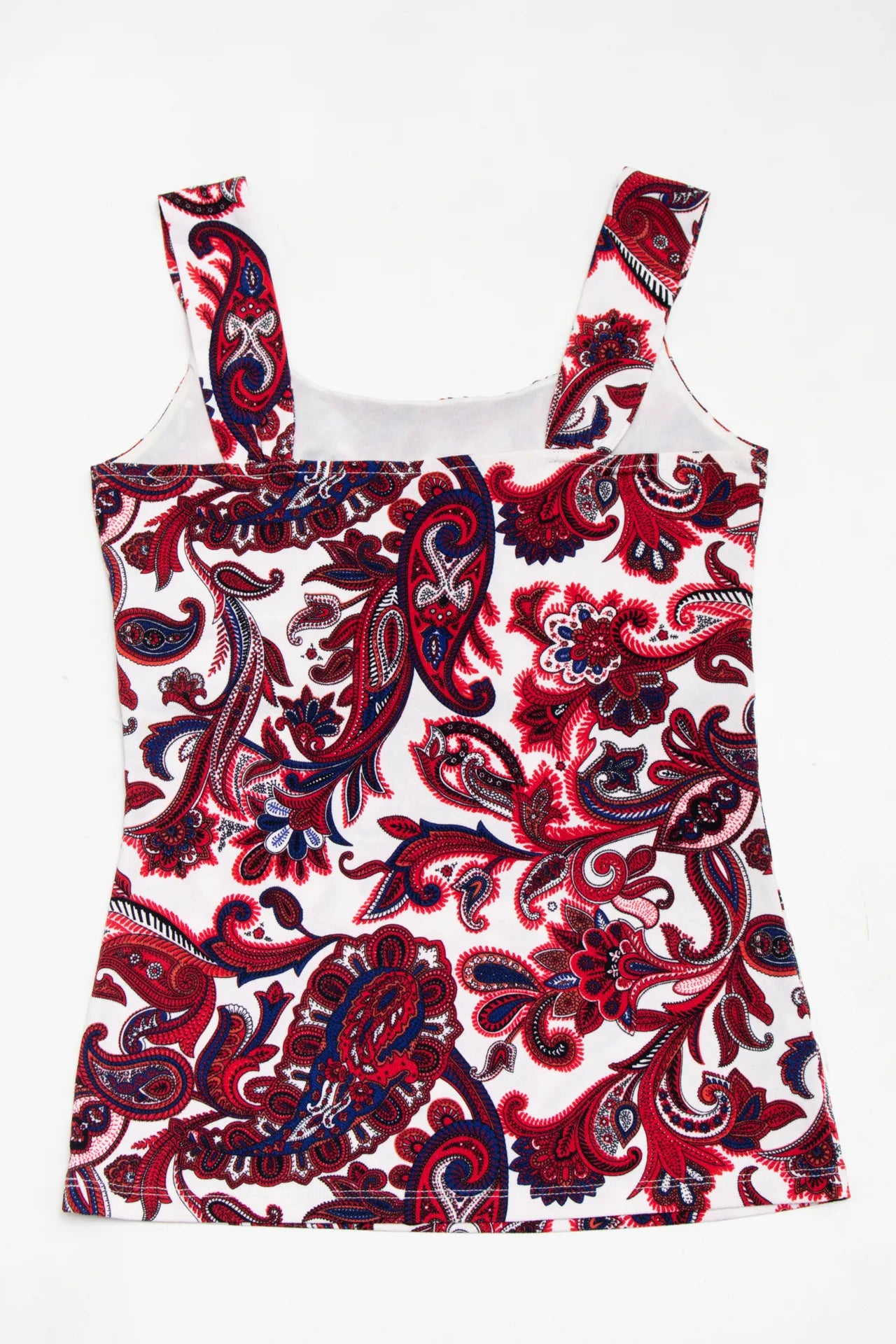 Ann Taylor Paisley Tank Top White | c. 167 | Size 8