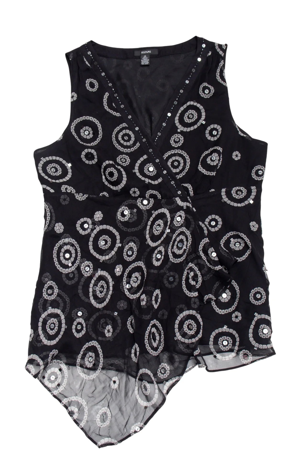 Alfani Sleeveless Blouse Black | c. 167 | Size 14