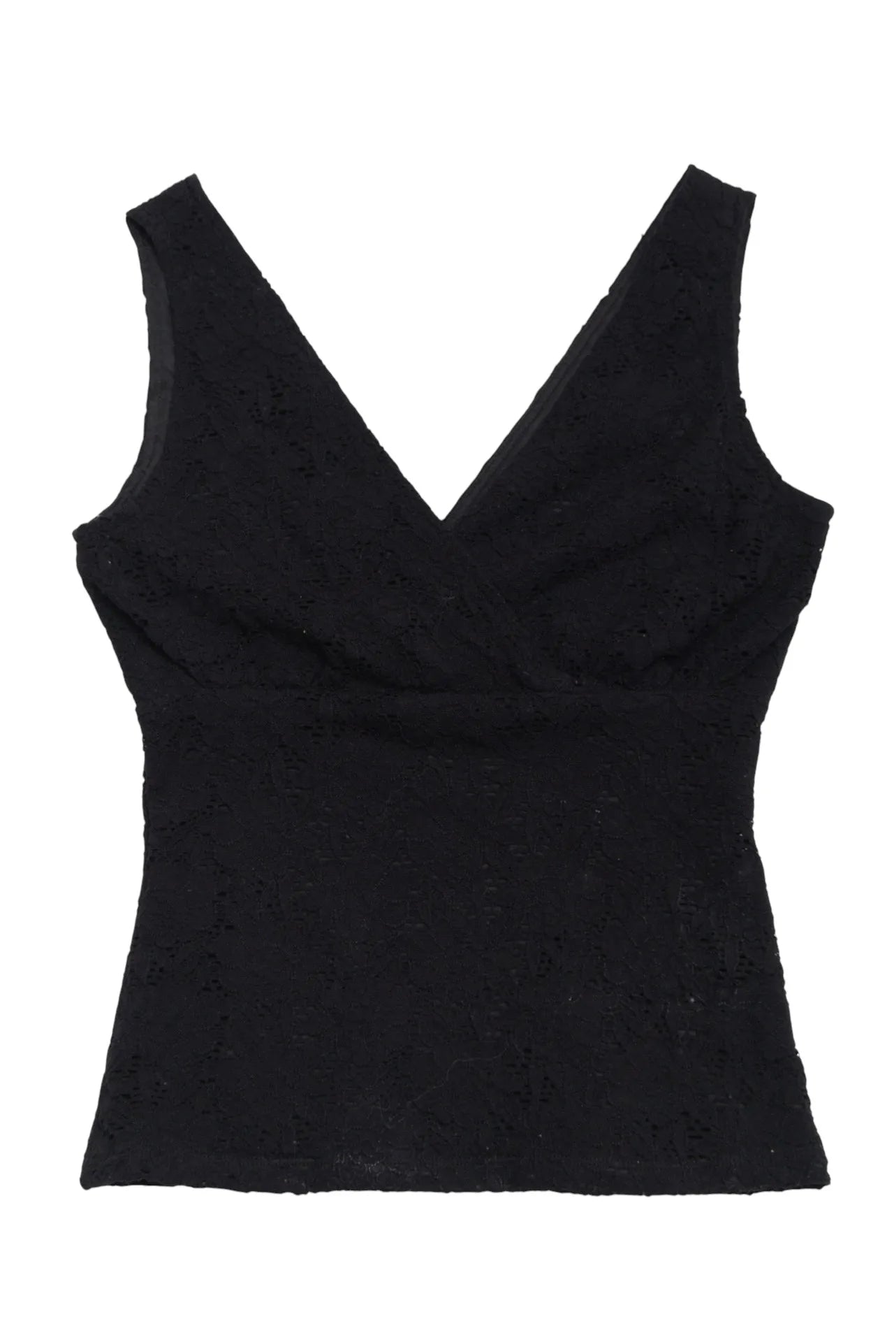 Soft Works Sleeveless Lace Top Black | c. 167 | Size 8
