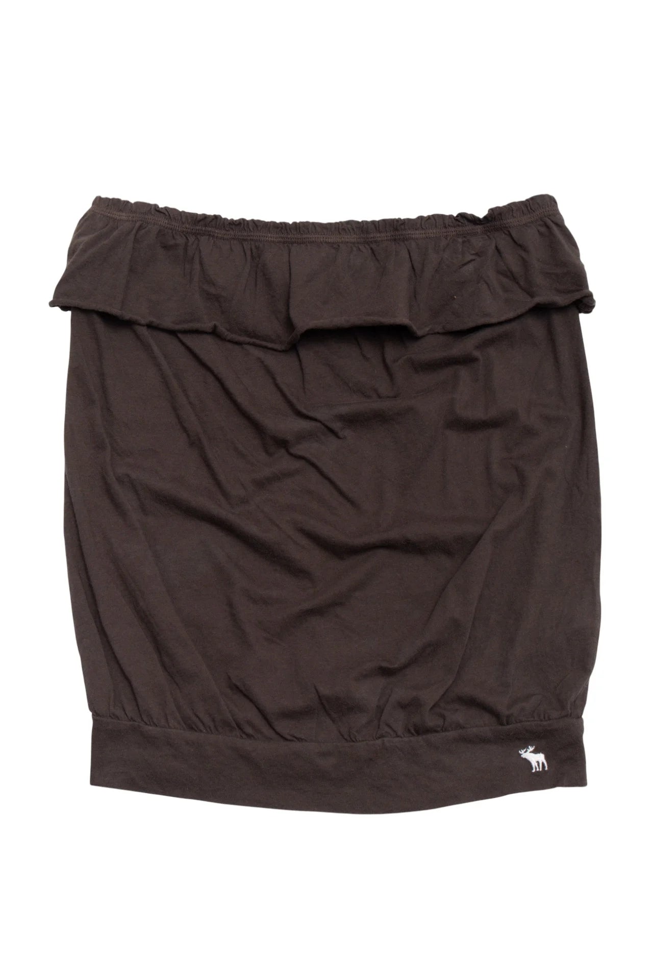 Abercrombie Brown Ruffle Tube Top Brown | c. 167 | Size 8