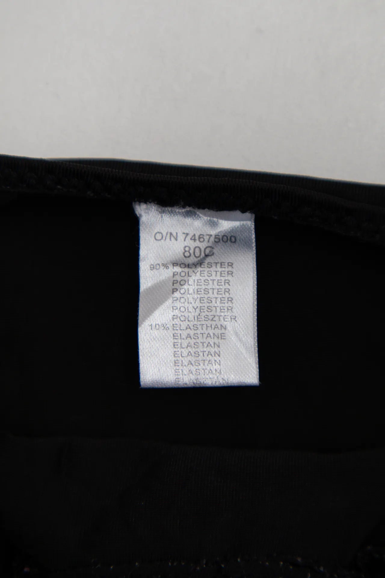 Crushed Velvet Camisole Top Black | c. 167 | Size 10