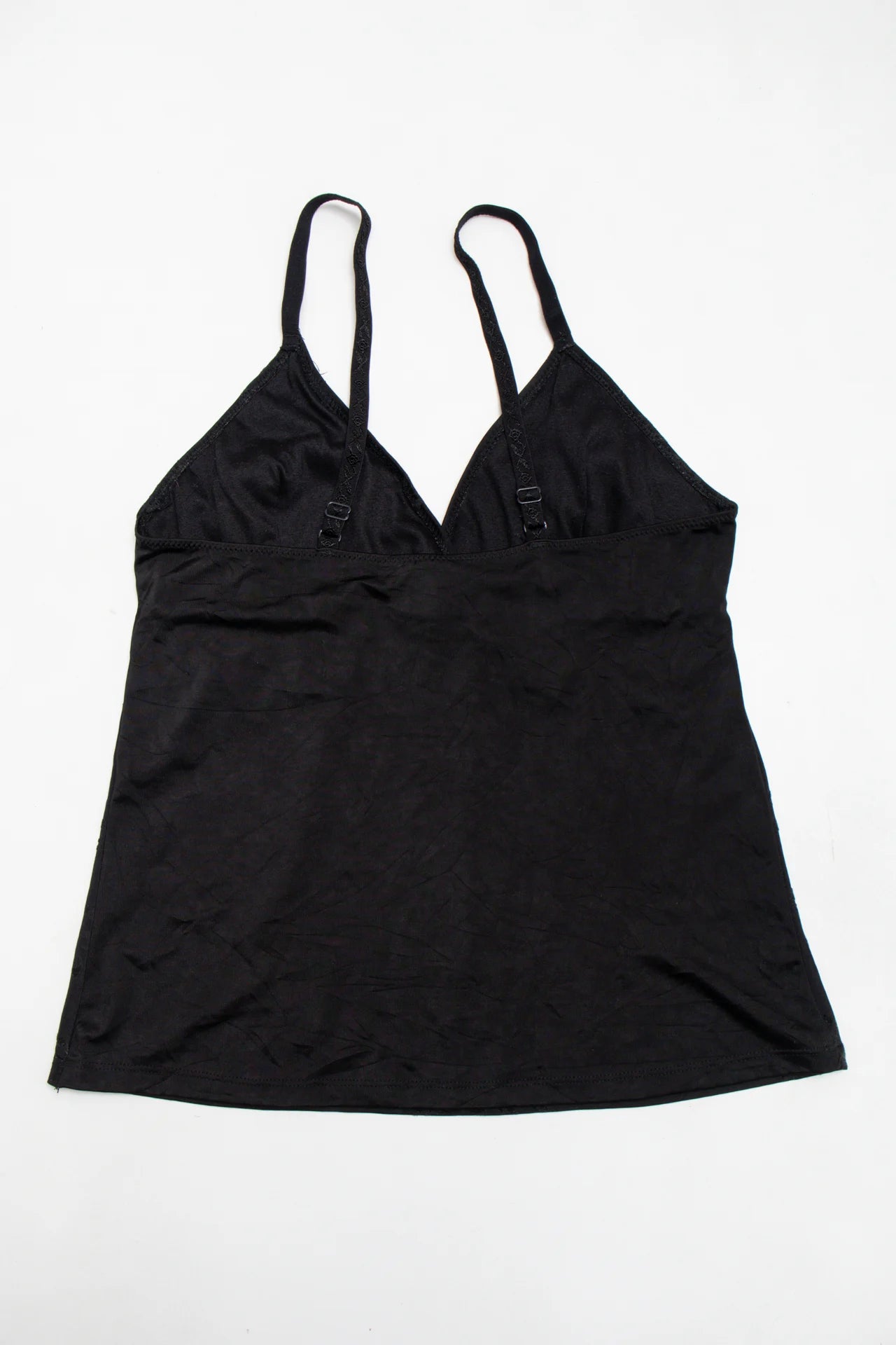 Crushed Velvet Camisole Top Black | c. 167 | Size 10