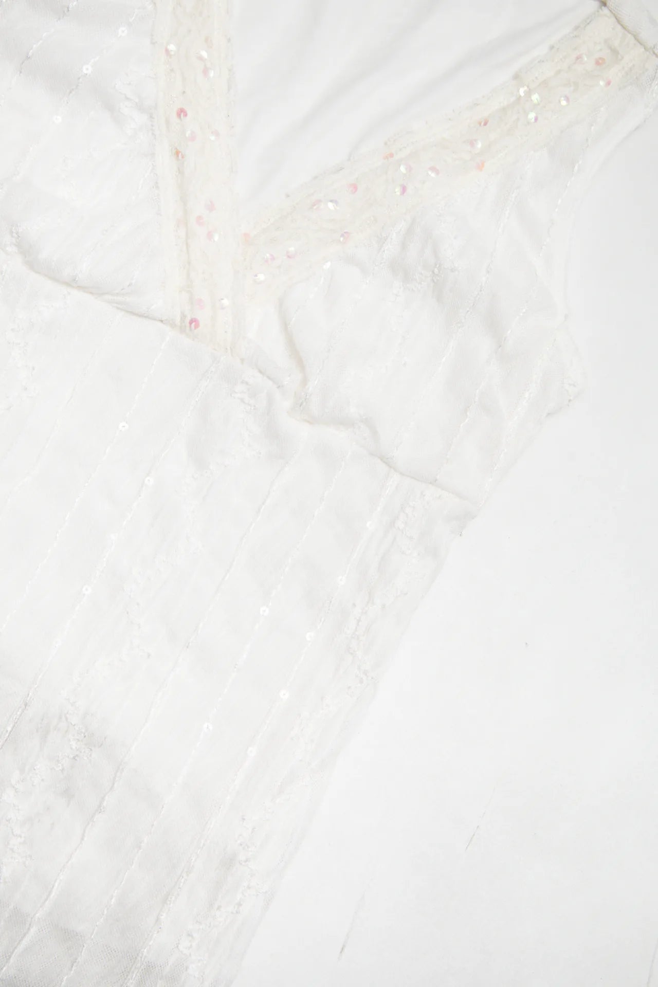 Mymymymy Sleeveless Lace Top White | c. 167 | Size 8