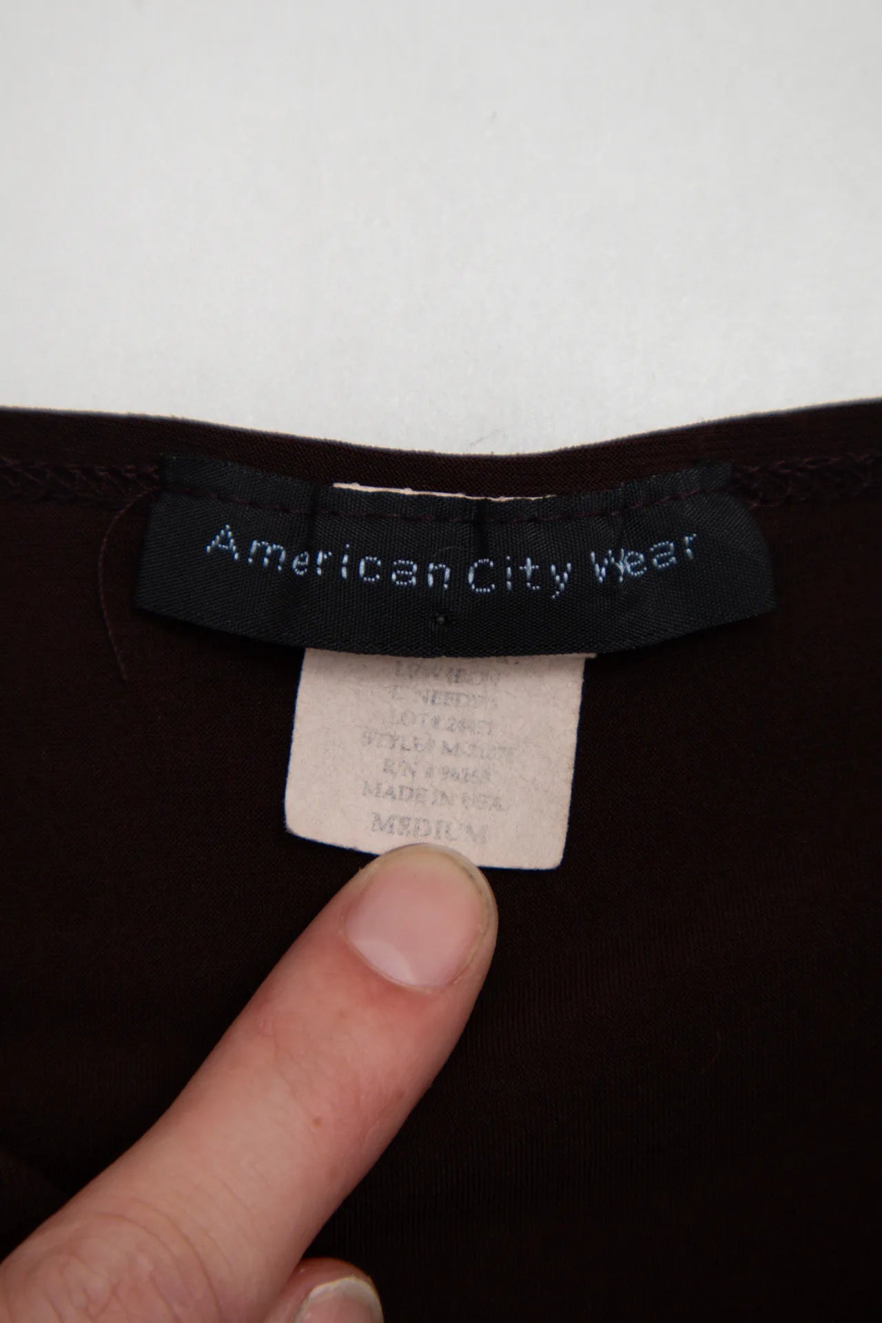 American City Wear Sleeveless Top Brown | c. 167 | Size 10