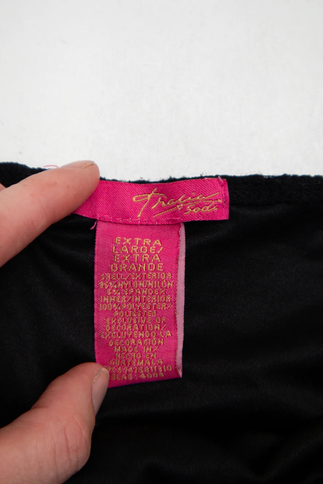 Tricot Lace Camisole Top Black | c. 167 | Size 14